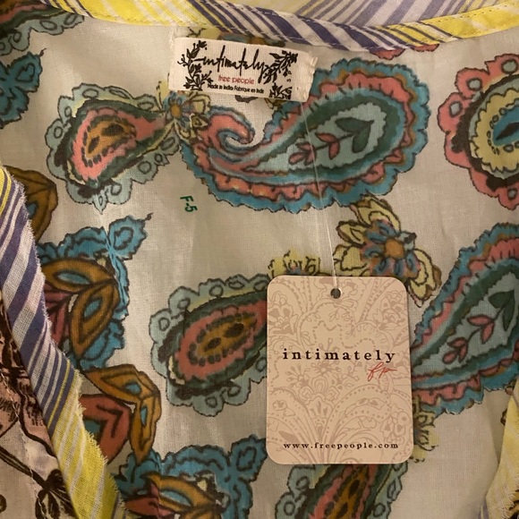 NWT Free People Intimately Watching Waves Crochet Romper Women’s Small - Picture 2 of 4